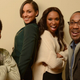 Actor Skylan Brooks, Alicia Keys, Jennifer Hudson and director George Tillman Jr. (Larry Busacca/Getty Images)